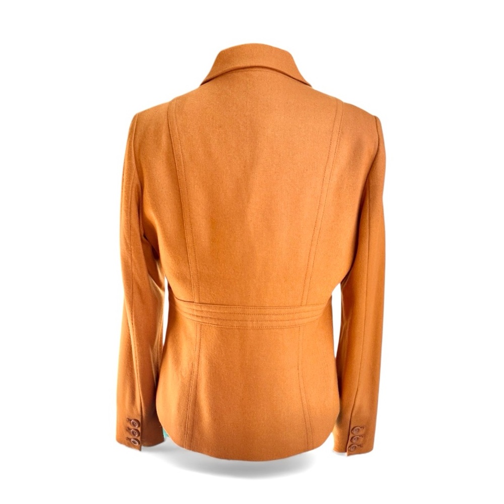 NWOT Fossil Women's Pumpkin Wool Blazer - Picture 3 of 5